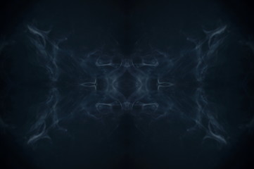 symmetry smoke texture background . screening flowing and glowing background .