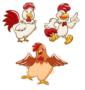chicken vector graphic clipart