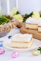 Traditional cheese cake.