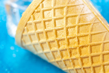 High detailed textures of a ice cone