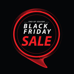 Black Friday sale commercial discount event banner