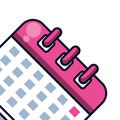 calendar reminder date isolated icon