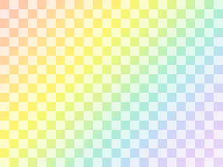 カラフルなチェック模様