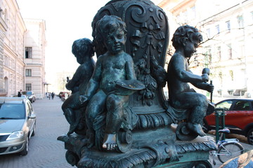 detail of a lantern with the kids   