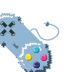 video game pixelated control