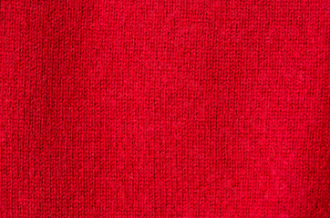 赤のニットの背景