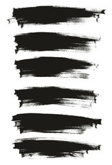 Calligraphy Paint Thin Brush Background High Detail Abstract Vector Background Set 143