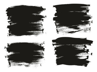 Calligraphy Paint Thin Brush Background High Detail Abstract Vector Background Set 95