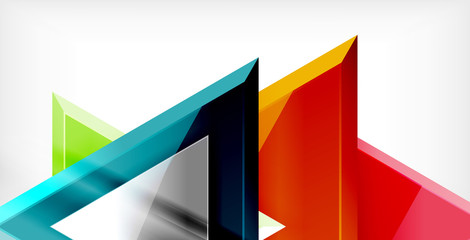 Triangle abstract background