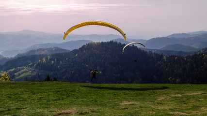 zwei Überflieger - obrazy, fototapety, plakaty