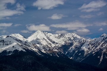 Fototapeta na wymiar mountains in the Kavkaz