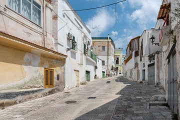Massafra and its ravines. Houses built in the rock. Puglia to discover. Italy
