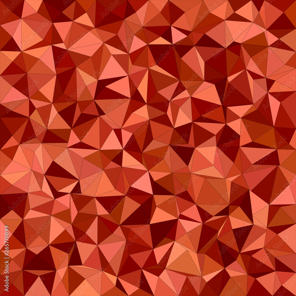 Poster dark red irregular triangle mosaic background