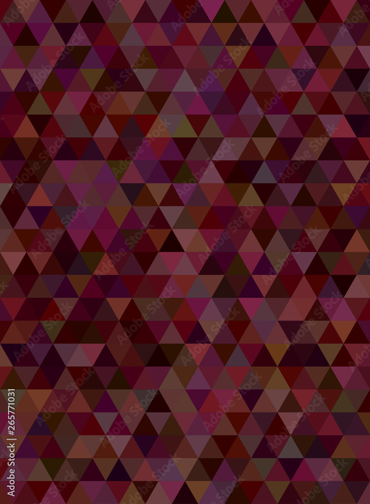 Poster dark abstract triangle mosaic background design