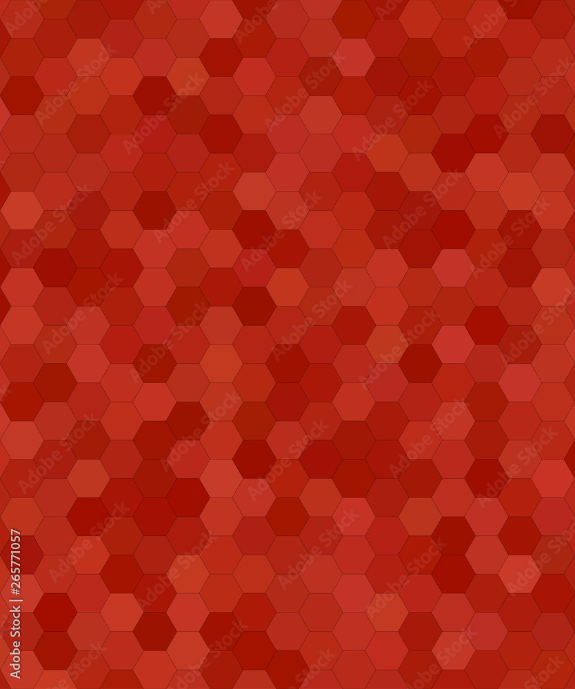 Poster abstract hexagonal tile mosaic background