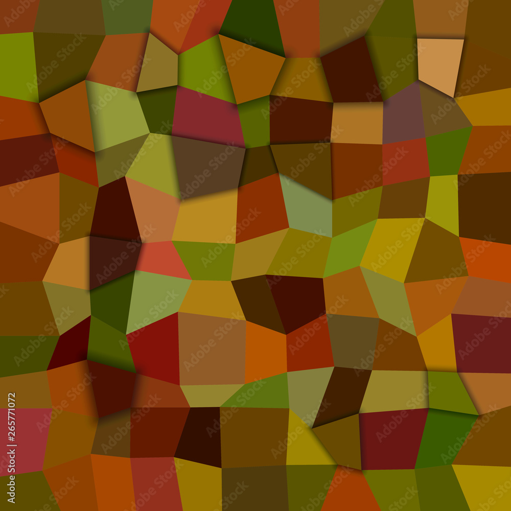 Poster abstract 3d polygonal background from rectangles