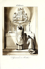 Christian illustration. Old image