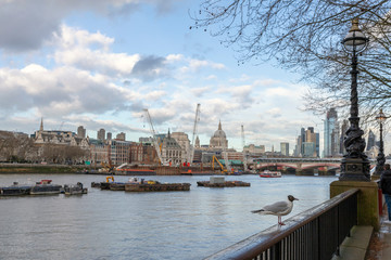 Fototapeta premium River Thames and the City of London