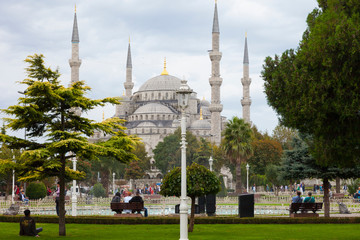 La Mezquita Azul, Estambul, Turquía,