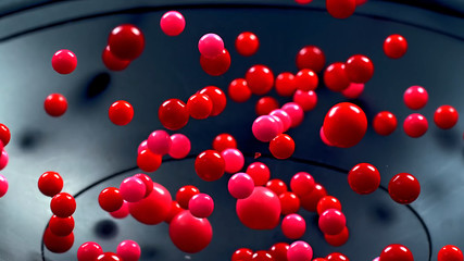 abstract background with molecules