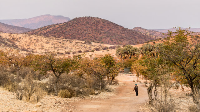 Landscape of the Epupa region where the nimbas live