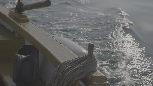 Kroatisch Fischer, die noch nach der tradionelle Art Fischfang bereiten, leben ein Leben ganz nach den Gezeiten des Wasser, morgens die Netze samt Ausbeute der Nacht einholen
