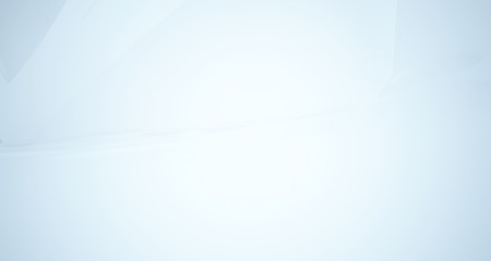 White smooth abstract architectural background. 3D illustration and rendering