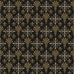 Seamless pattern. Chinese and Japanese style. Vector illustration