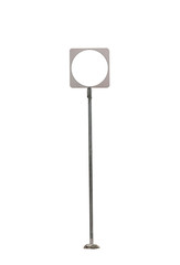 Billboard, banner, empty place for ad isolated on white background, This has clipping path.