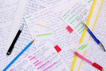 Essays in English language as a part of exam preparation