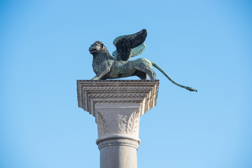 Lion statue on San Marko square