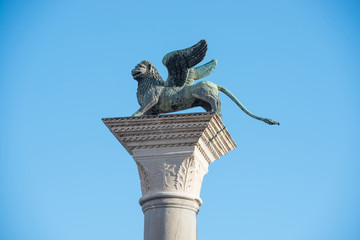 Lion statue on San Marko square