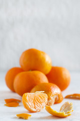 Fresh mandarins