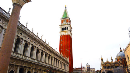 Venice, Italy The bell tower of St Mark's Campanile (Campanile di San Marco)