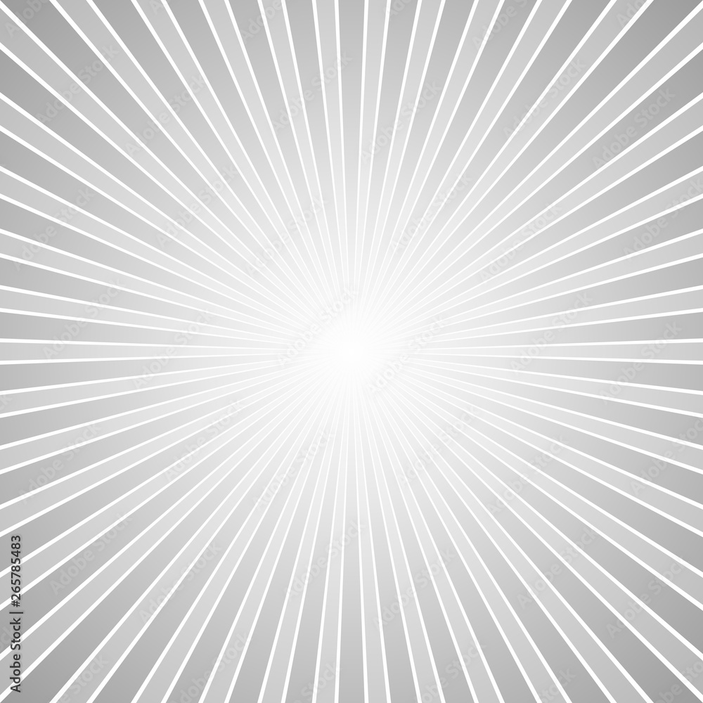 Poster abstract retro ray burst background - gradient vector graphic design
