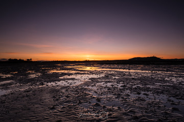 Scrabo Tower Newtownards Sunset