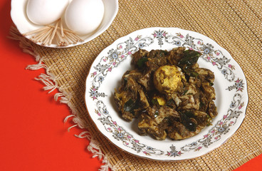 Egg & Chicken Food Dish, Non Vegetarian Dish, Egg Dish, Chicken, 