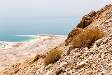 Beautiful view of the Dead Sea .