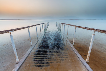 Beautiful view of the Dead Sea .