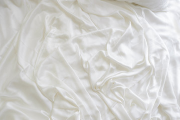 White satin cloth background