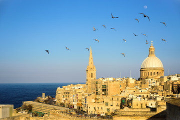 Obraz premium View to Valletta, Malta