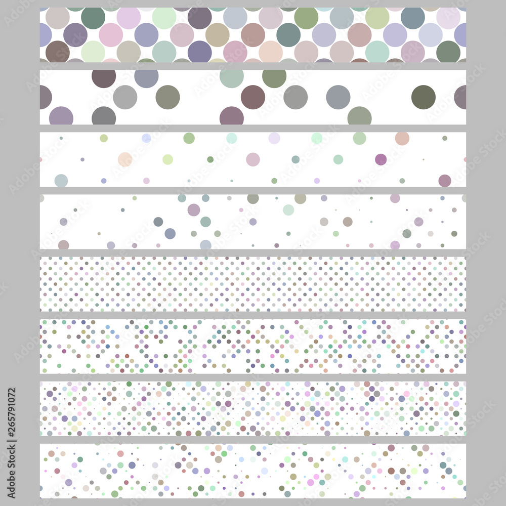 Poster abstract circle pattern web banner background set