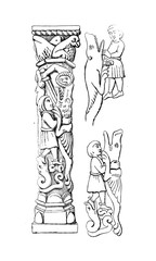 Christian illustration. Old image