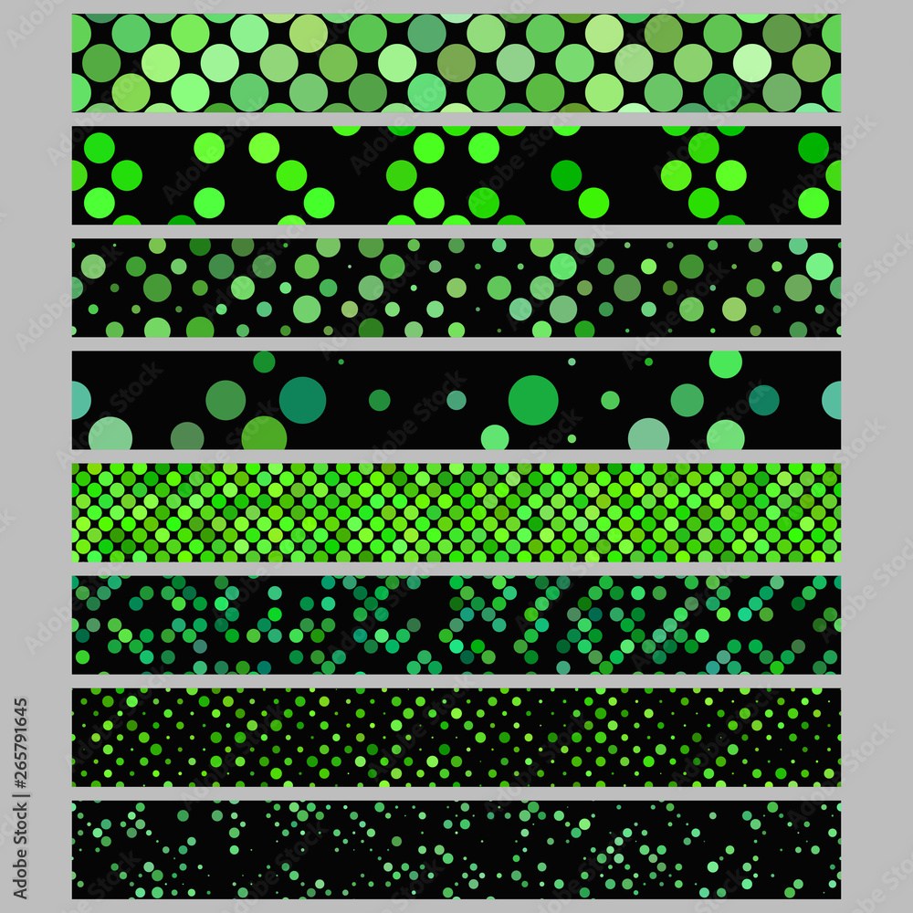 Poster abstract circle pattern web banner background set