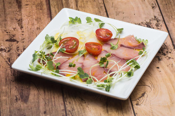 ハマチのカルパッチョ