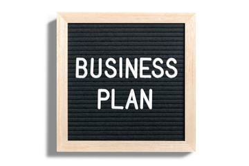 Letterboard mit Aufschrift 