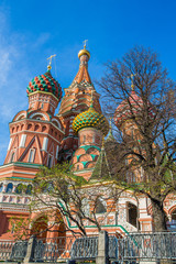 Saint Basil's Cathedral, museum in iconic former Orthodox church - Moscow, Russia