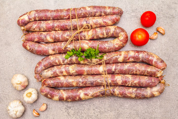 Raw pork sausage