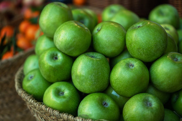 Fresh produce on sale at the local farmers market. Bio, healthy food. Vegetarian food.