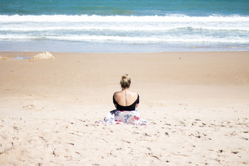 girl on the beach
